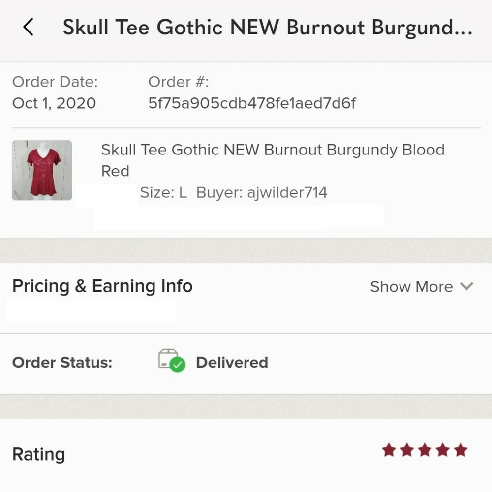 Skull Top Plus Size Tee Cherry Red NEW Goth Rocker Biker Gothic Halloween - Picture 8 of 10